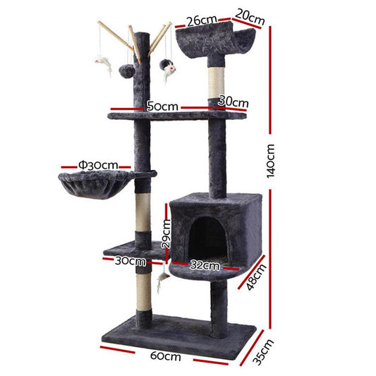 i.Pet Cat Condo and Scratching Post