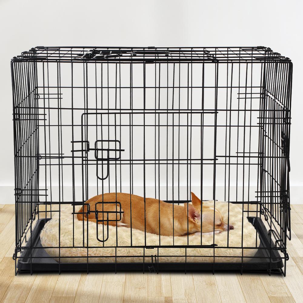 i.Pet Dog Cage 36inch Pet Cage - Black