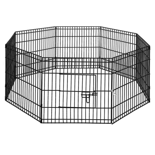 i.Pet Pet Dog Playpen 24" 8 Panel Puppy Enclosure Fence