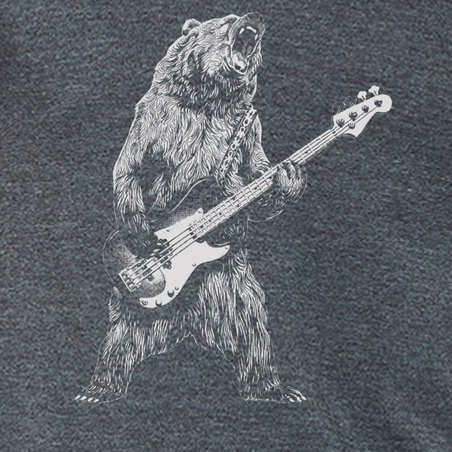 Bear Playing Bass Guitar T-shirt