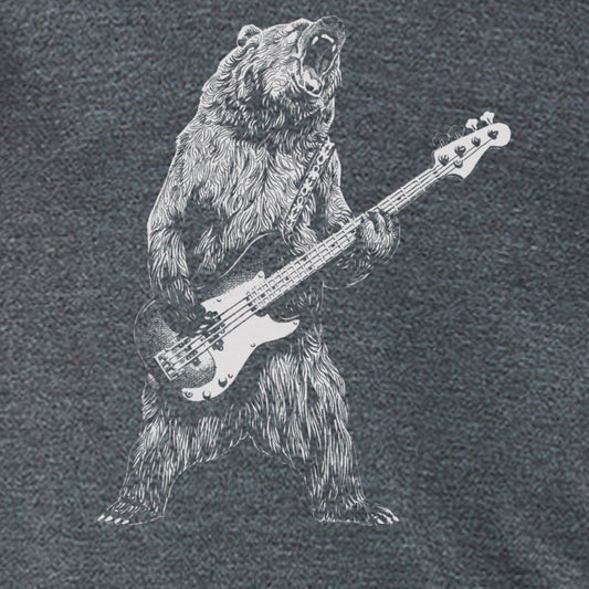 Bear Playing Bass Guitar T-shirt