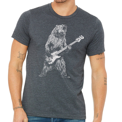 Bear Playing Bass Guitar T-shirt