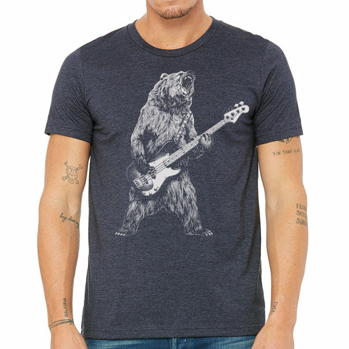 Bear Playing Bass Guitar T-shirt