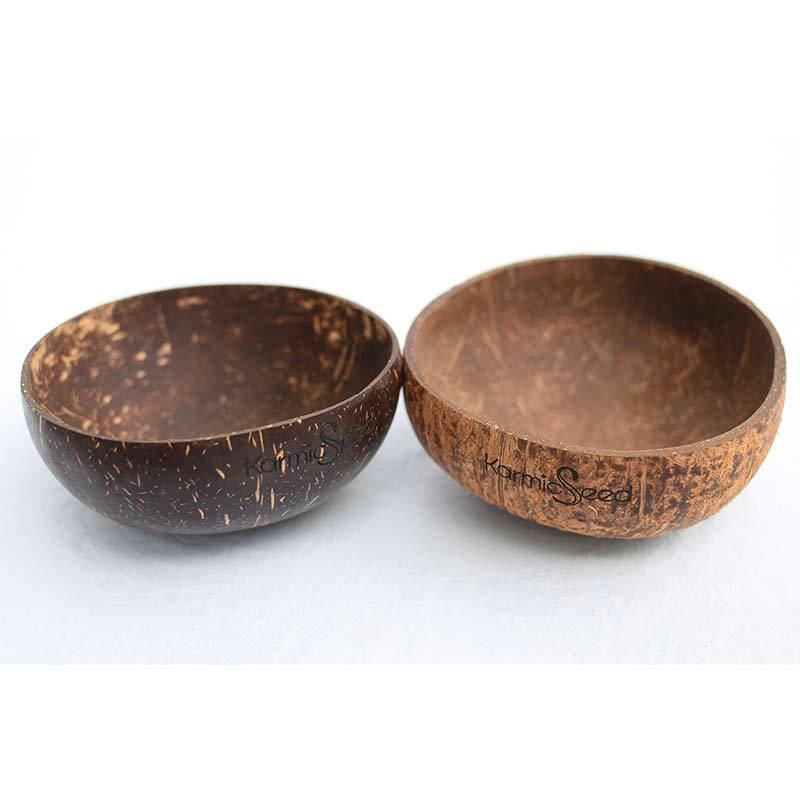 Handmade Coconut Bowls (Set of 4)- Victoria's Orchid