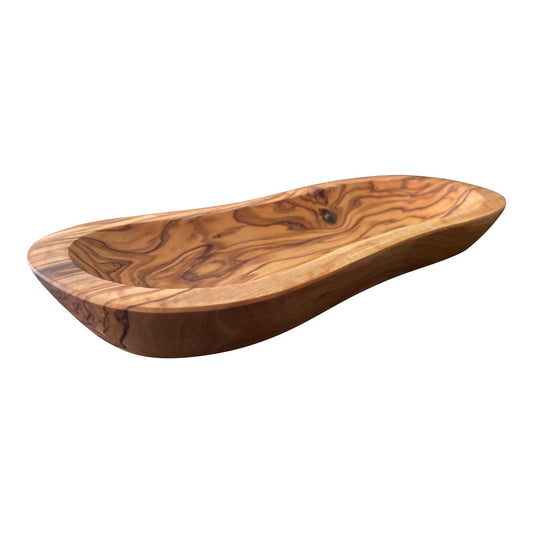 Mediterranean Olive Wood Bowl- Victoria's Orchid