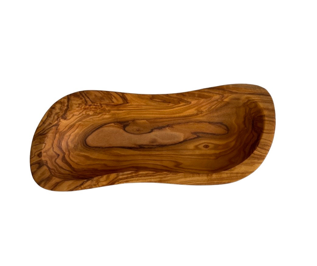 Mediterranean Olive Wood Bowl- Victoria's Orchid