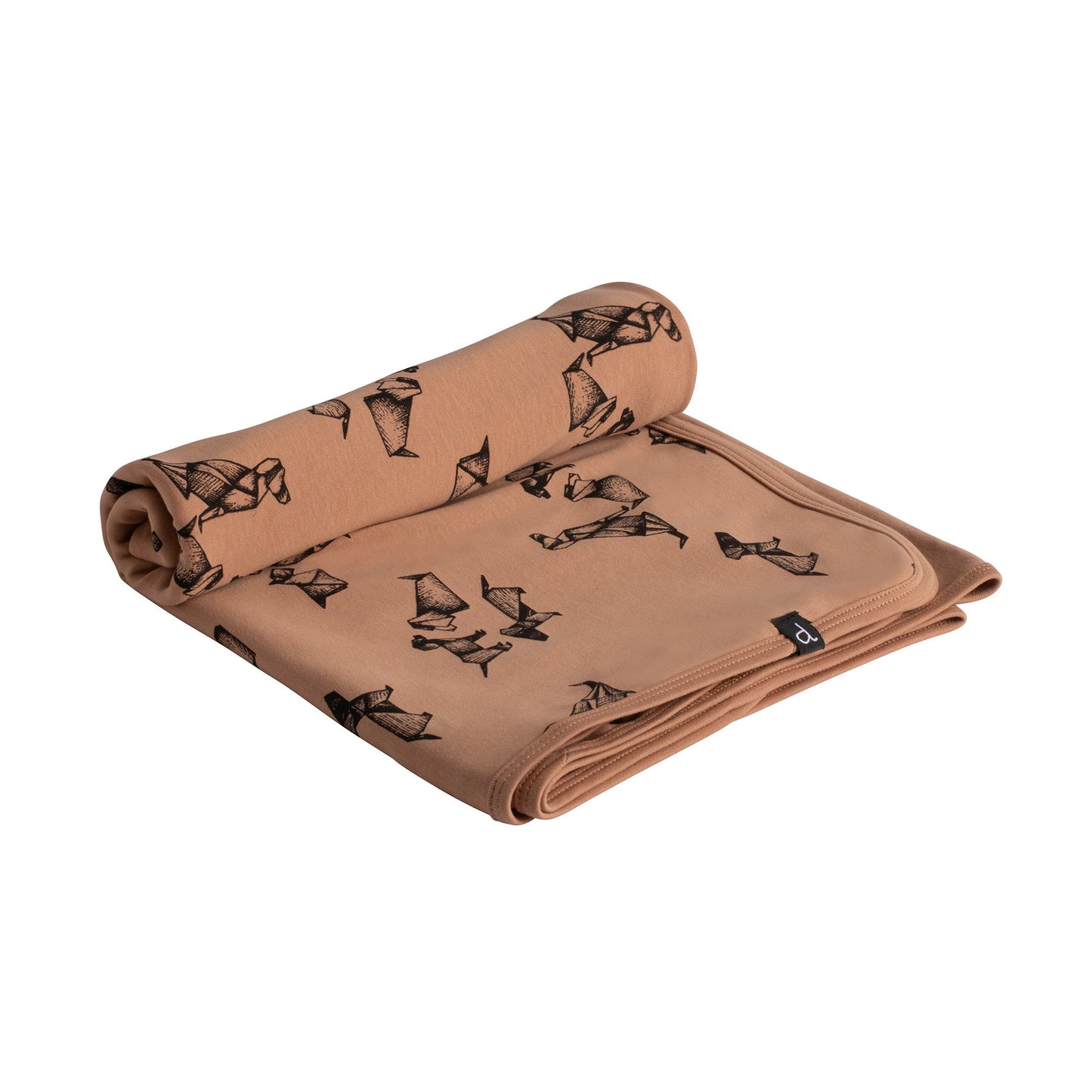 Organic Cotton Blanket Printed Dogs- Victoria's Orchid