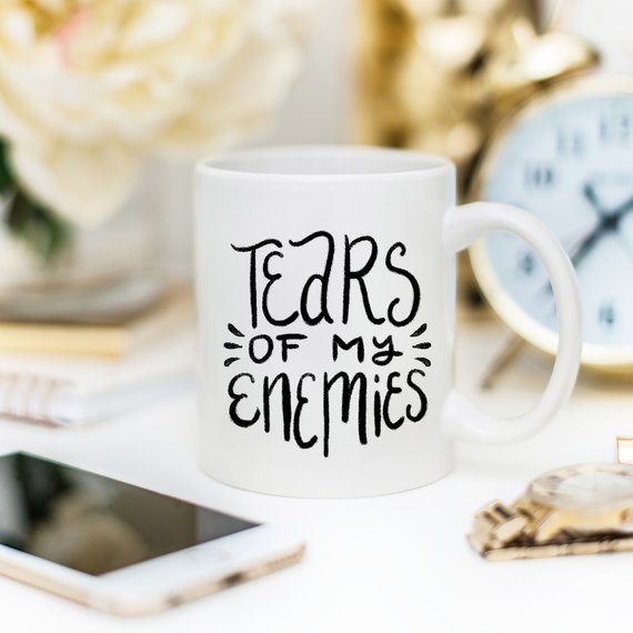 Tears Of My Enemies Mug- Victoria's Orchid